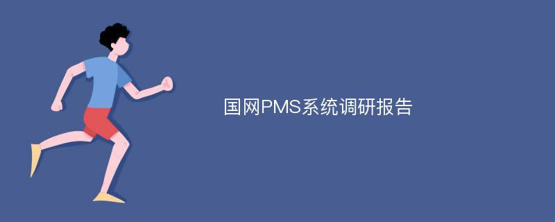 国网PMS系统调研报告